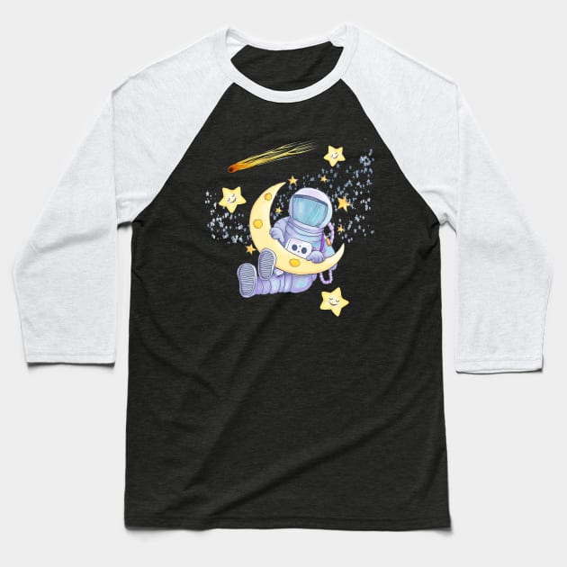 Stargazer Baseball T-Shirt by Julie Townsend Studio